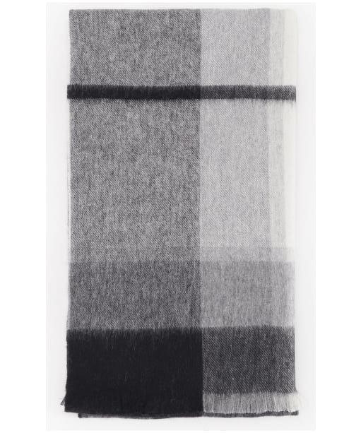 Women's Barbour Rosefield Tartan Scarf - MONOCHROME 2