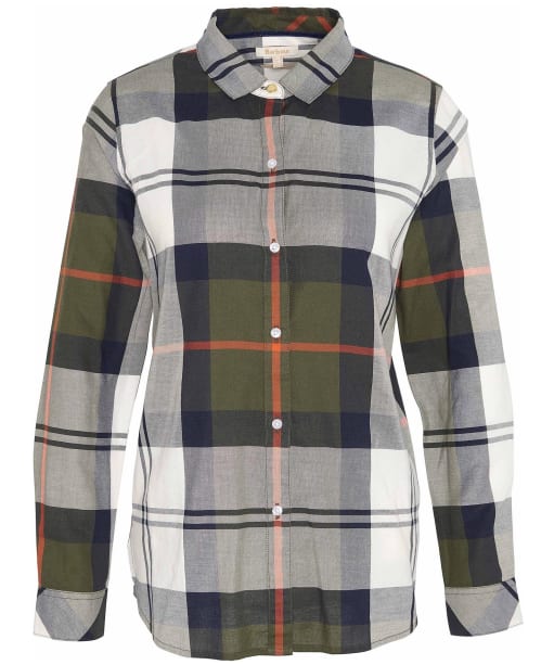 Women’s Barbour Moorland Shirt - Olive / Spiced Pumpkin