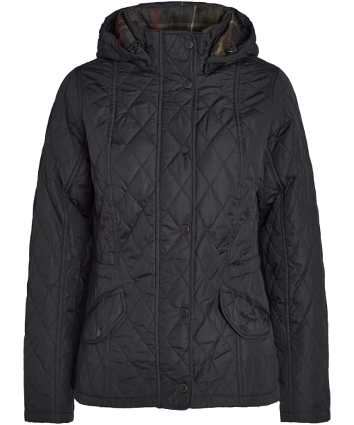 Women's Barbour Millfire Quilted Jacket - Black Classic