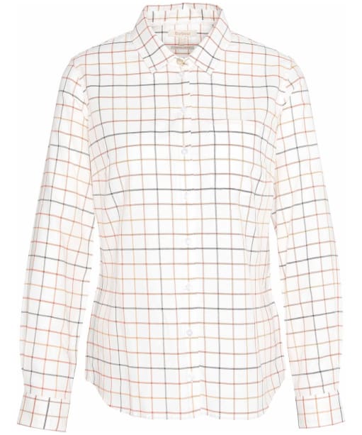 Women's Barbour Triplebar Check Shirt - CLOUD/SPICED PUM