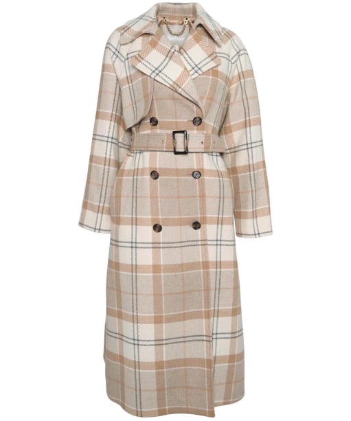 Claudette Tren - Winter White Tartan