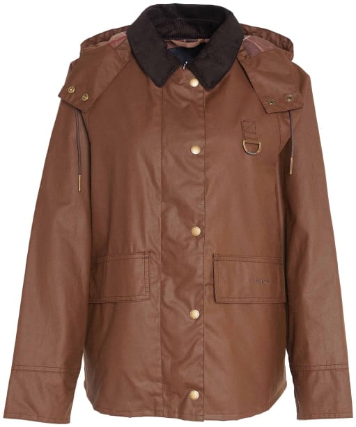 Women’s Barbour Avon Waxed Jacket - BARK/MUTED