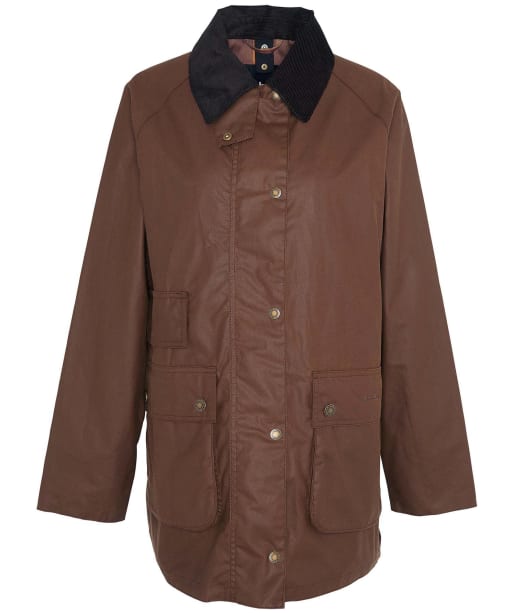 Women’s Barbour Tain Waxed Jacket - BARK/MUTED