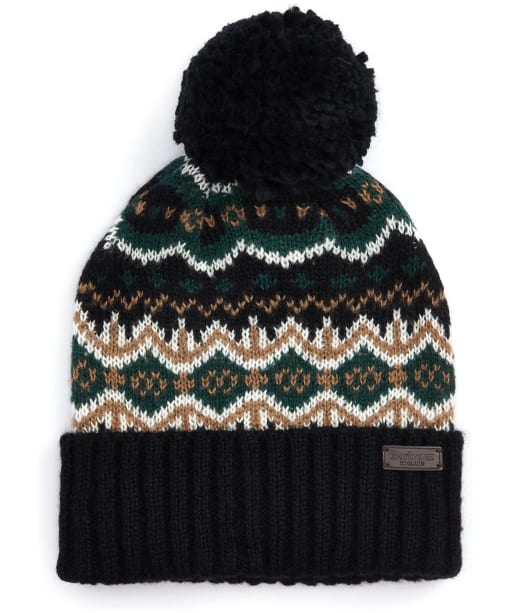 Men’s Barbour Case Fair Isle Beanie - Green Loch