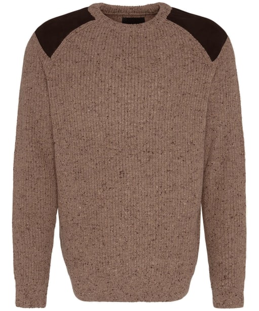 Men's Barbour Raisthorpe Crew Neck Jumper - Stone