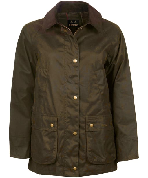 Women's Barbour Acorn Waxed Jacket - Olive