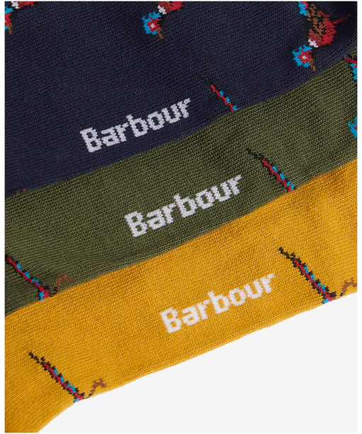Men's Barbour Pheasant Sock Gift Box - Forest Mist
