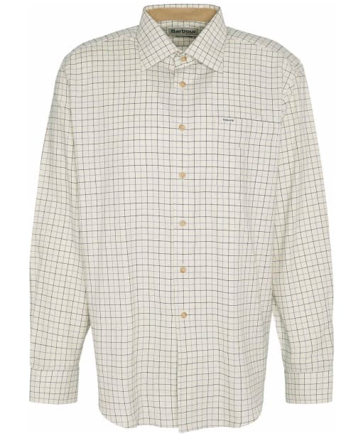 Men's Barbour Field Tattersall Shirt - Classic collar - Blue