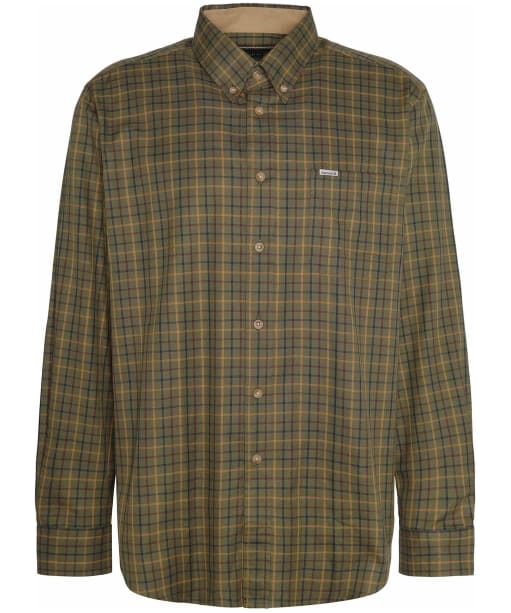 Men's Barbour Sporting Tattersall Shirt - Long Sleeve - Mid Olive