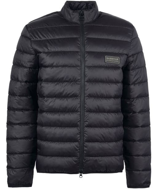 Men's Barbour International Tourer Reed Quilted Jacket - Black