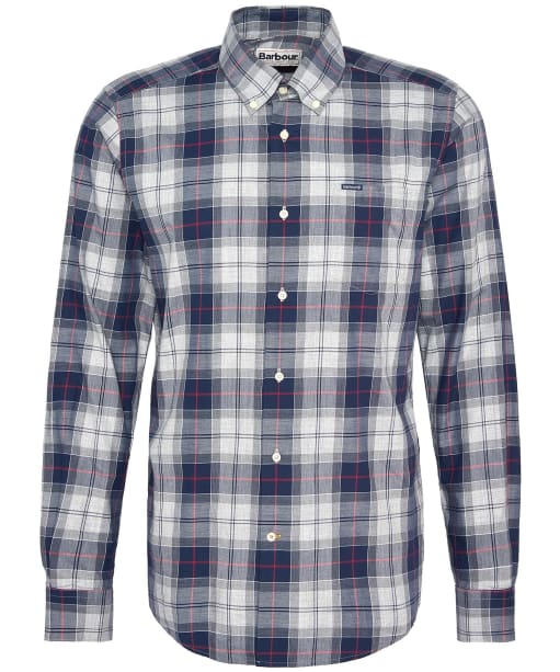 Men’s Barbour Wetherham Tailored Shirt - Blue Granite