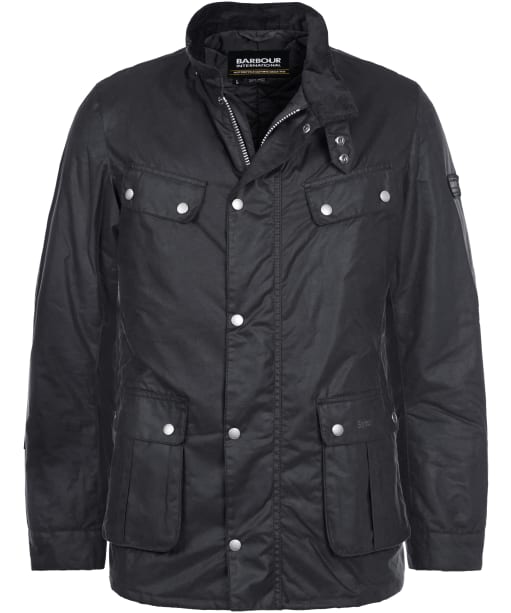 Men's Barbour International Duke Waxed Jacket - Sage