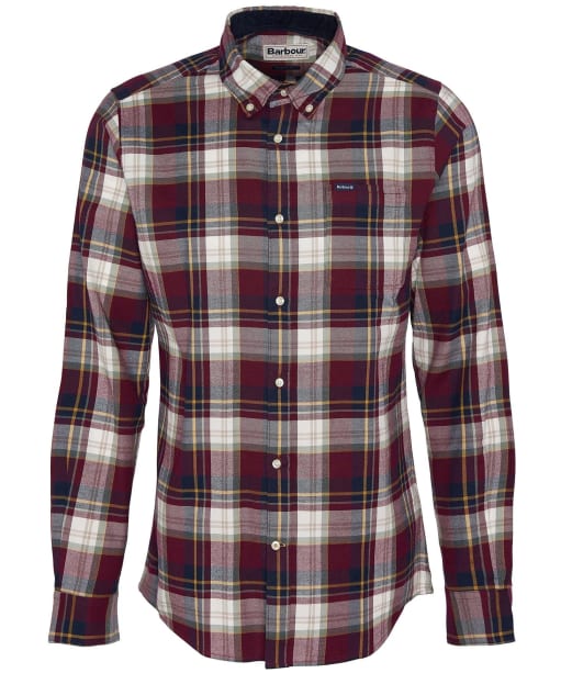 Men’s Barbour Crossfell Tailored Shirt - Merlot