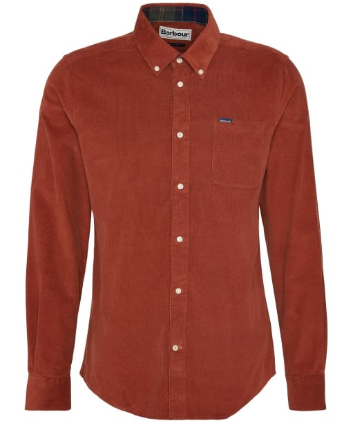 Men’s Barbour Ramsey Tailored Shirt - Dark Ginger