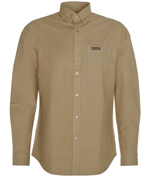 Men's Barbour International Kinetic Shirt - Bleached Olive