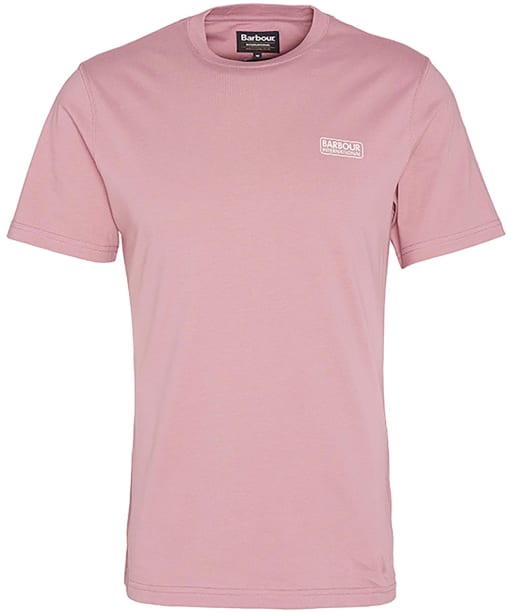 Men's Barbour International Small Logo Tee - Granite Pink