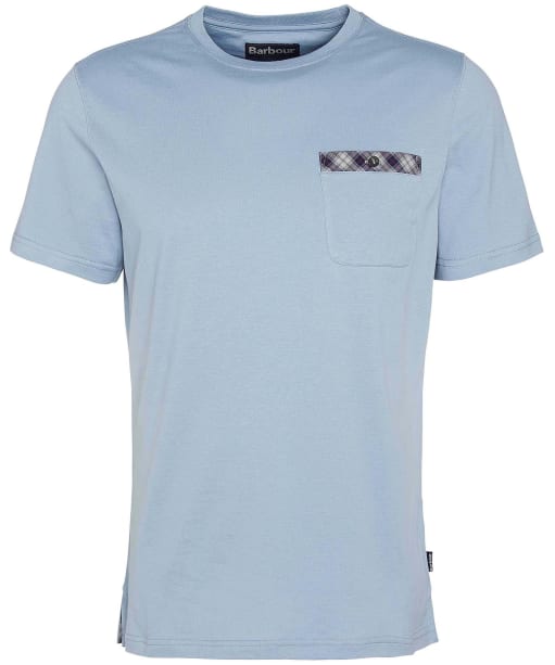 Men's Barbour Durness Pocket Tee - Cool Blue