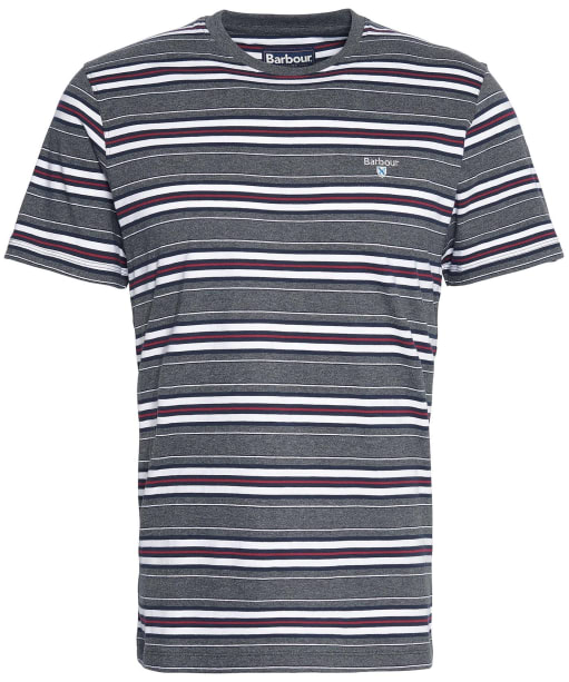 Men's Barbour Boldron Stripe T-Shirt - Charcoal