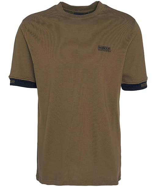 Men's Barbour International Heim Short Sleeve Cotton T-Shirt - Military Olive