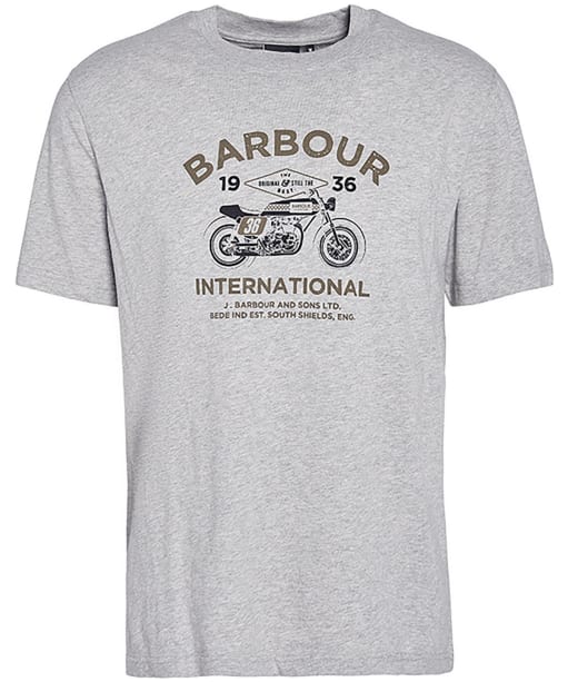 Cafe Graphic T - Grey Marl