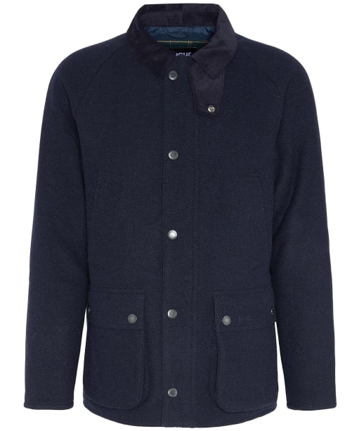 Men's Barbour Bedale Wool Jacket - NAVY/GREENLOCH