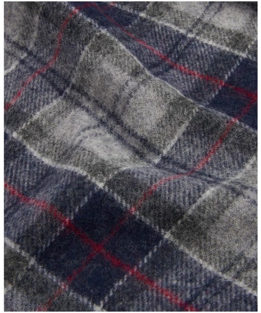 Barbour Tartan Lambswool Scarf - Blue Granite