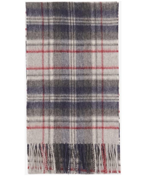 Barbour New Check Tartan Scarf - Blue Granite