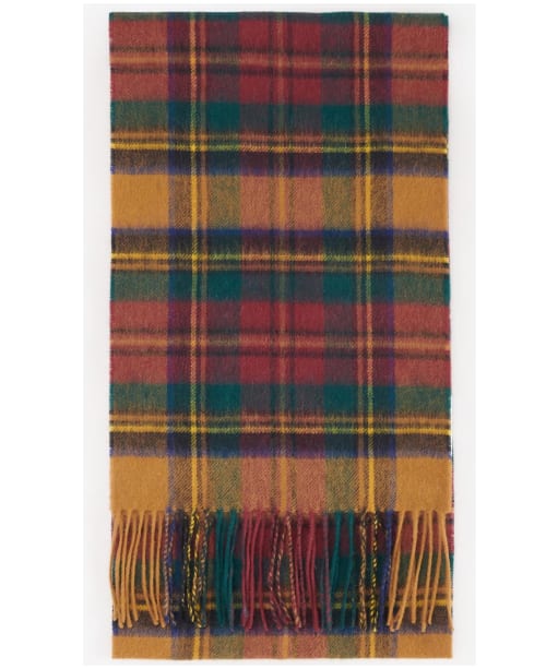 Barbour New Check Tartan Scarf - Harvest Gold