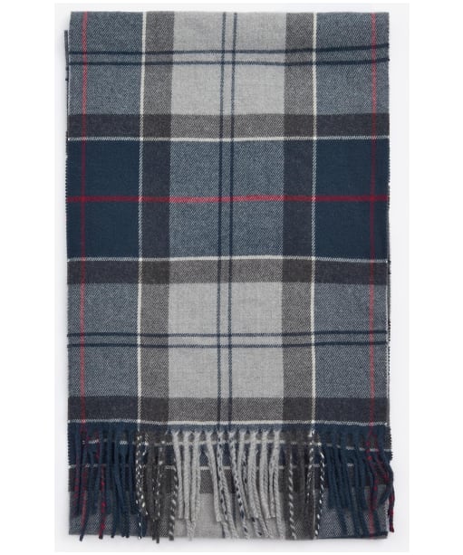 Barbour Galingale Tartan Scarf - Blue Granite