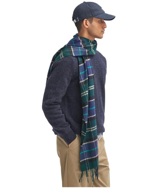 Barbour Yaxley Tartan Scarf - Green Loch