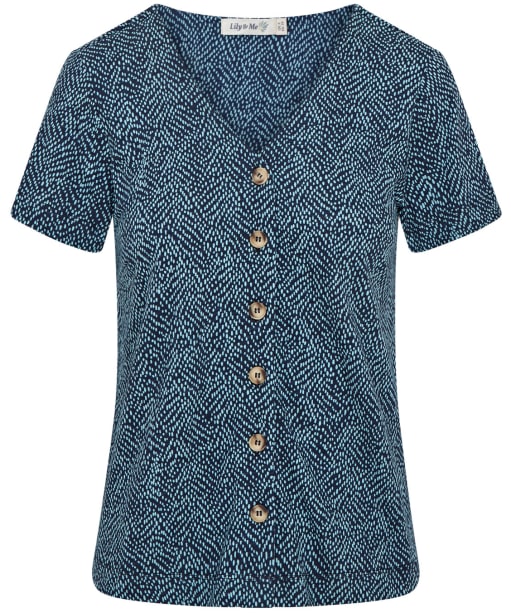 Women's Lily & Me Blossom Top - Navy