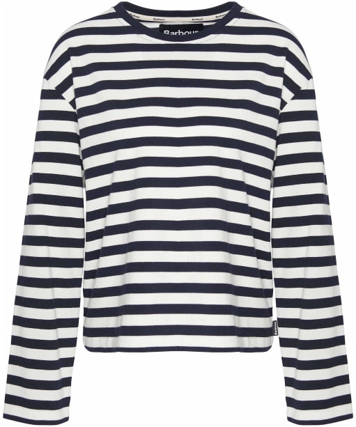 Women's Barbour Bede Oversized Top - Navy Stripe