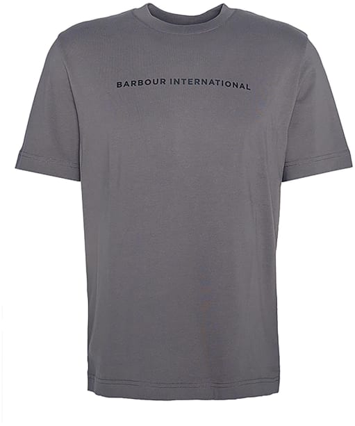 Men's Barbour International Motored T-Shirt - Plum Grey