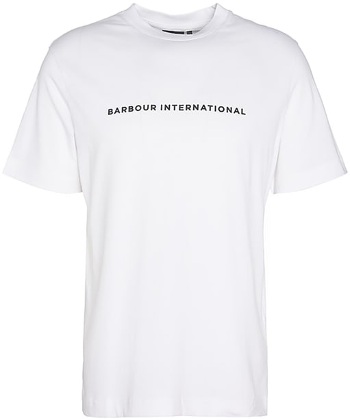 Men's Barbour International Motored T-Shirt - White