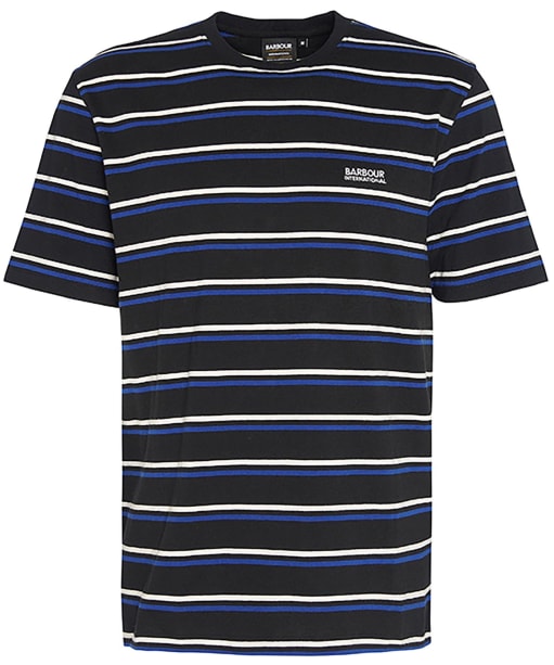 Men's Barbour International Buxton Stripe T-Shirt - Black