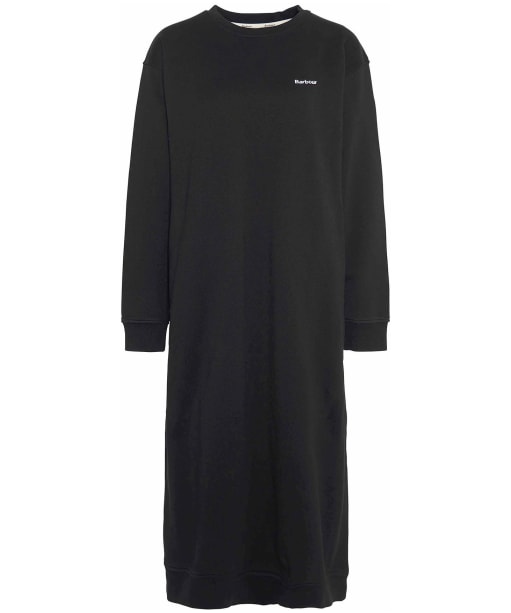 Women's Barbour Bede Oversized Maxi Sweatshirt Dress - Black