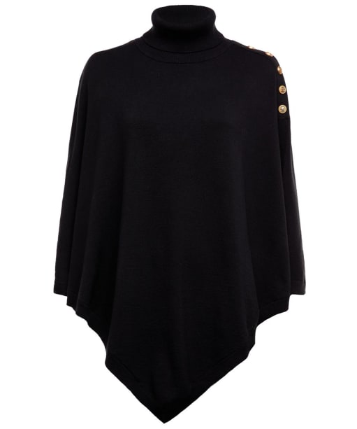 Women's Holland Cooper Roll Neck Knitted Cape - Black