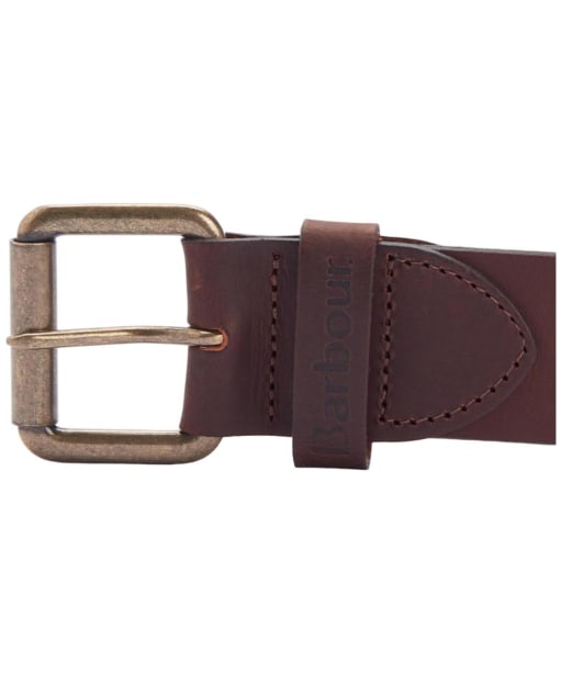 Barbour Allaton Leather Belt - Matt Brown