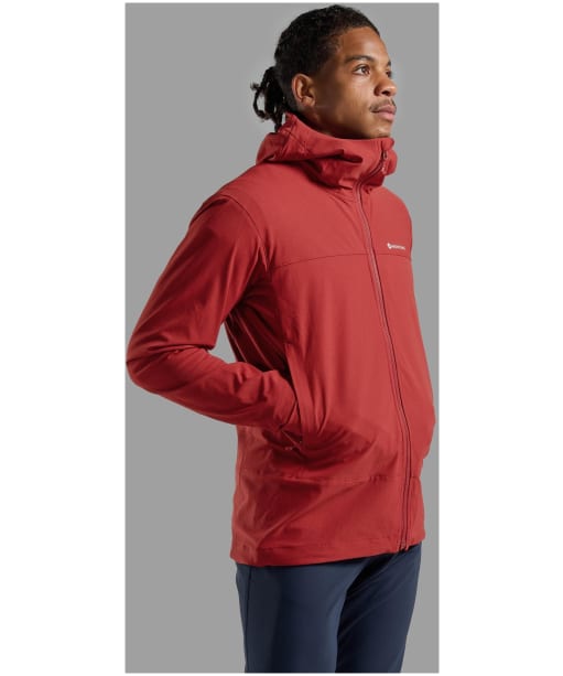 Men's Montane Tenacity Hooded Softshell Jacket - Dark Maple