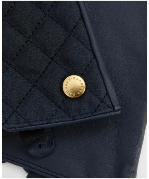 Women's Barbour Scarlet Gloves - Navy