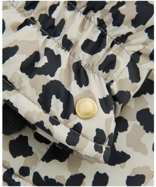 Women's Barbour International Harley Waterproof Mittens - Jasmine Leopard