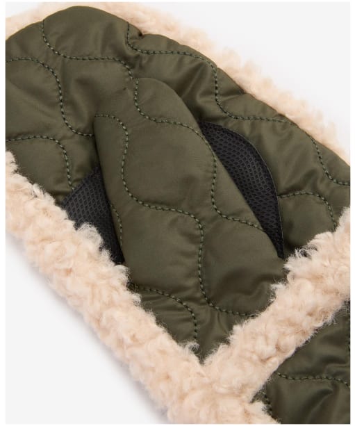 Women's Barbour Marnie Waterproof Mittens - Olive