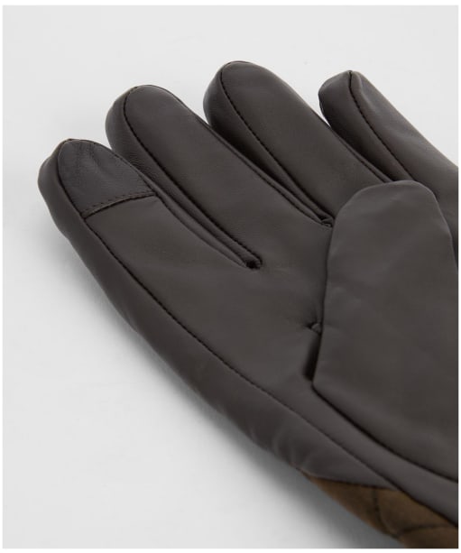 Men’s Barbour Dalegarth Gloves - OLIVE/BROWN2