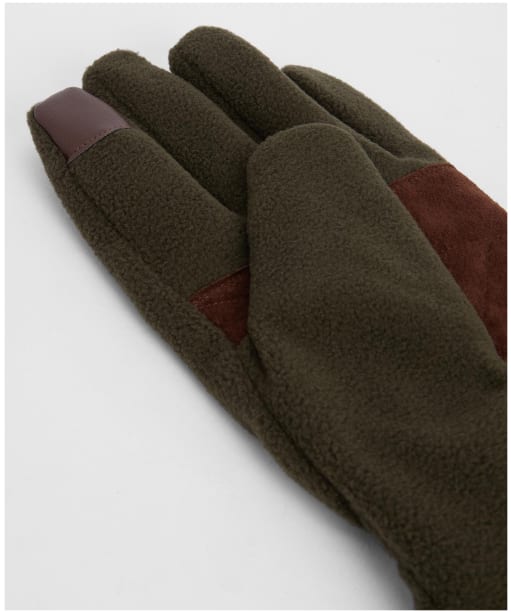 Men’s Barbour Coalford Fleece Gloves - New Olive