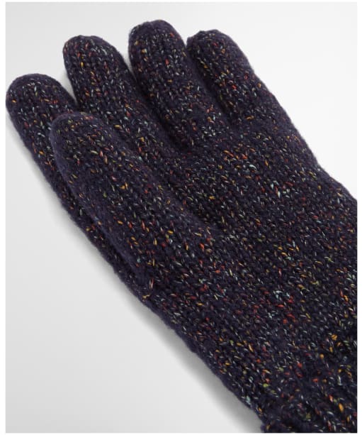Men's Barbour Eston Knitted Gloves - Navy
