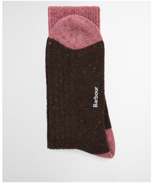 Men's Barbour Houghton Socks - Earth Pink