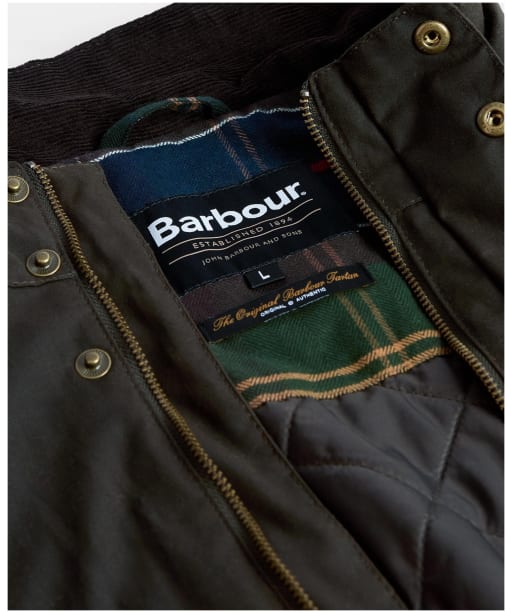 Men's Barbour Westward Wax Jacket - Olive