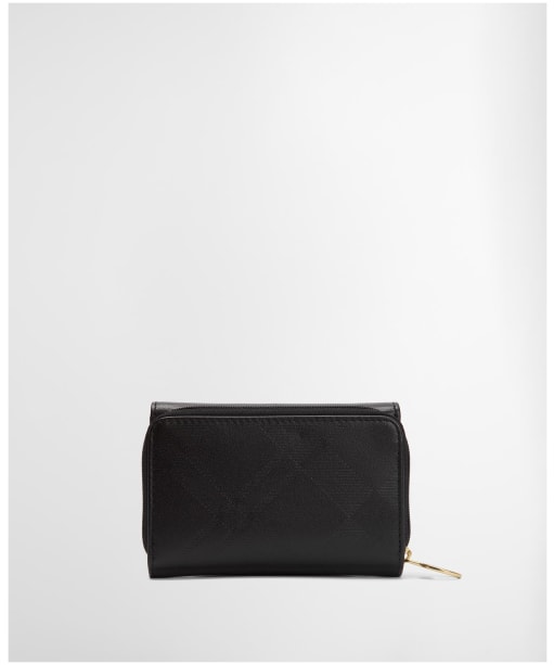 Rosa Purse - Black Deboss Tartan