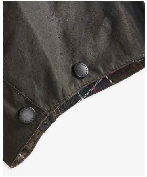 Barbour Childrens Hood - Olive | Classic Tartan