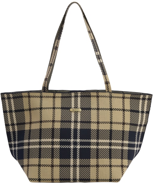 Women's Barbour Layla Tartan Large Tote Bag - Birchwood Dress Tartan